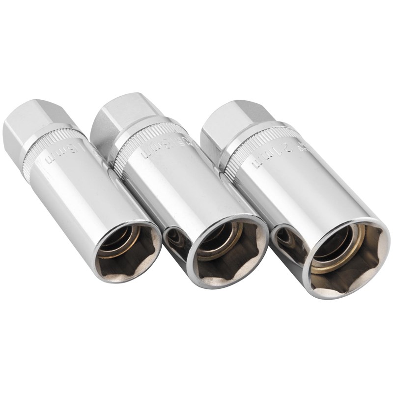 1/2" Dr Cr-V Magnetic Spark Plug Socket Wrench Option 16mm/18mm/21mm/2pc/3pc