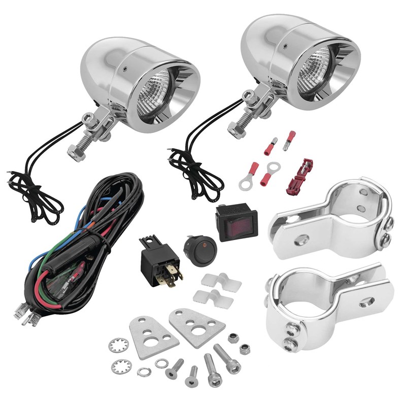 Universal Mini Driving Lights, 2018 Kawasaki EX650 Ninja 650 ABS