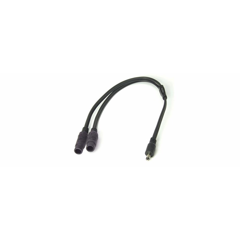 Optimate Y-Splitter DC 2.5mm Plug In to 2x DC 2.5mm Socket Optimate Y-Splitter DC 2.5mm Plug In to 2x DC 2.5mm Socket