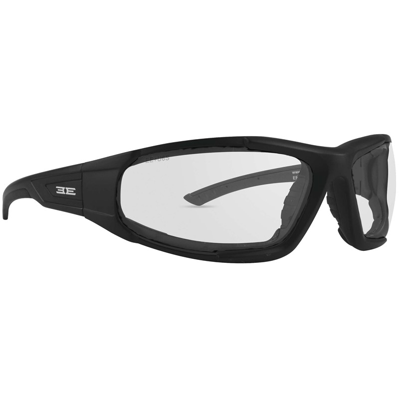Epoch Eyewear Epoch Foam Sunglasses Black/Clear Lens Black, OSFM 