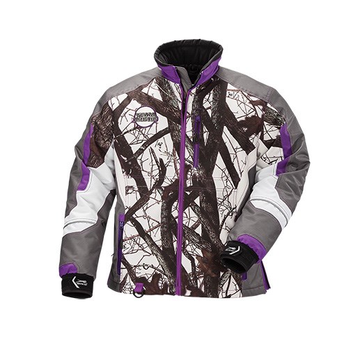 purple camo ski jacket