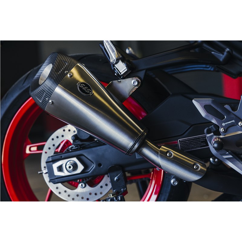 S S Exhaust Slip On 450SS 450NK 550 1124 CyclePartsNation