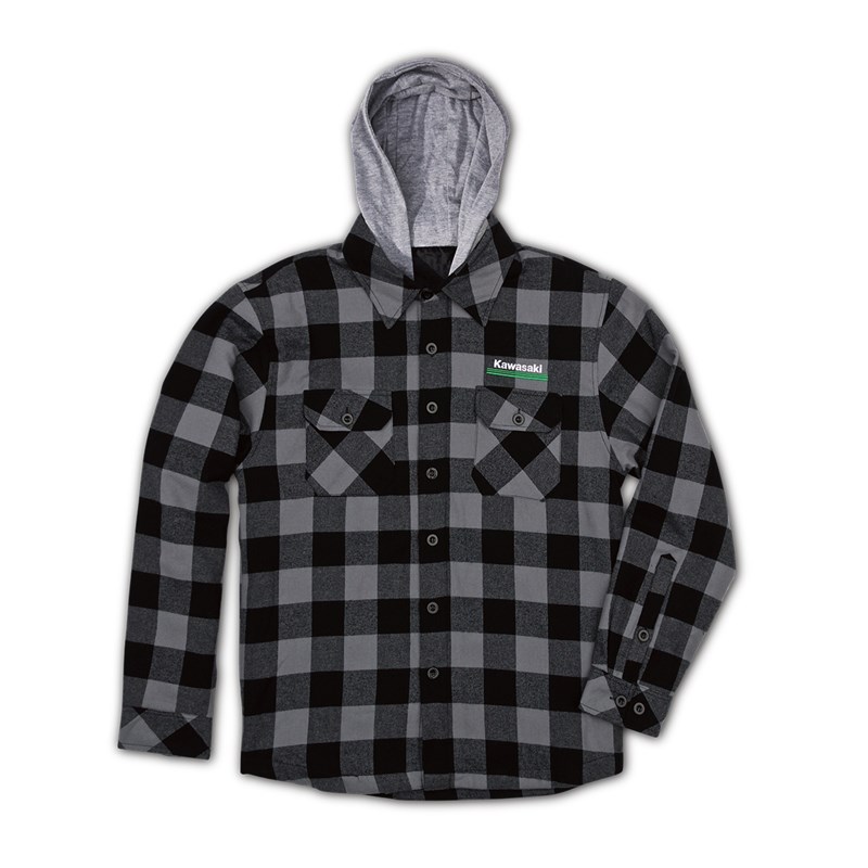 flannel lined hooded jacket