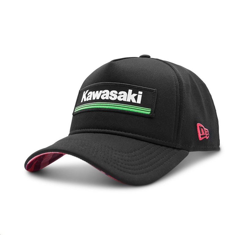 Women's New Era 9Forty 3 Green Lines Cap | Babbitts Kawasaki Parts House