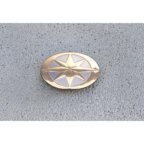 Gold coin dealers gold backrest emblem from honda cruisers #1