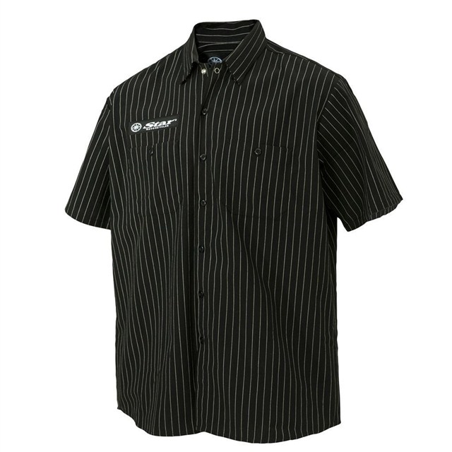 Black Pinstripe Shirt